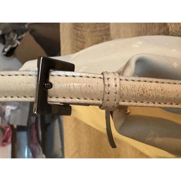 Vintage MCM Cream Shoulder Mini Bag Luxury Logo Purse - Picture 4 of 9